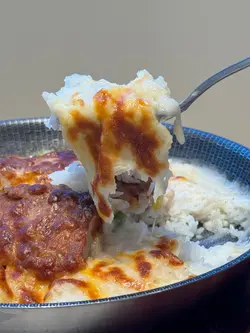 芝士白汁深海魚柳焗飯