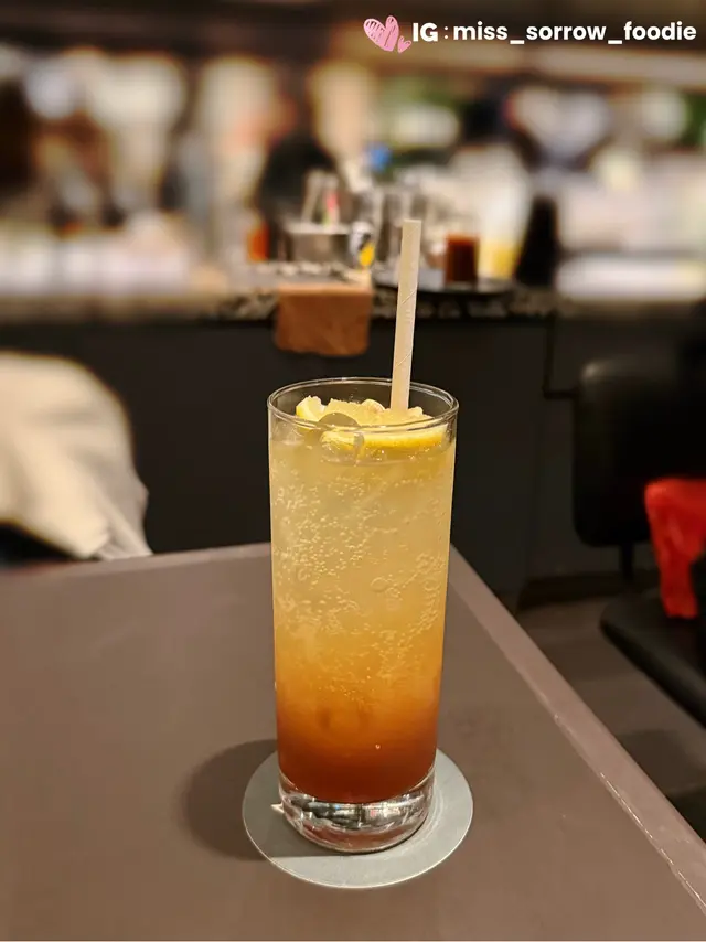 Fizzy Iced Lemon Tea