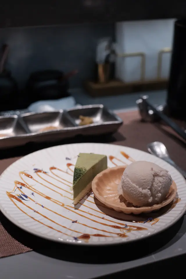 抹茶蛋榚配香蕉雪榚