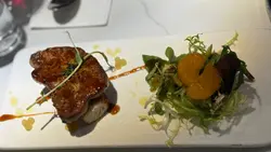 法式香煎鹅肝配柚子珍珠