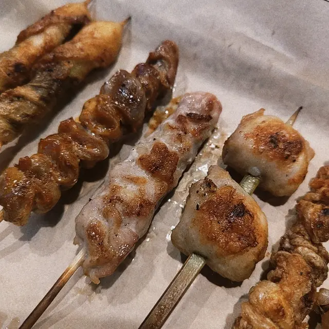 麻辣雞腎 & 鹽燒雞髀肉 & 鹽燒雞蠔肉