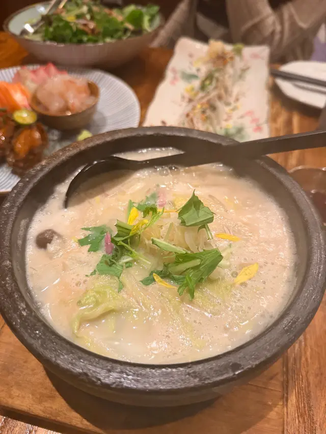 鯛魚野菜石鍋湯