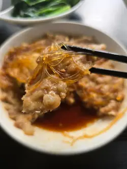 大連鮑魚粉絲蒸肉餅