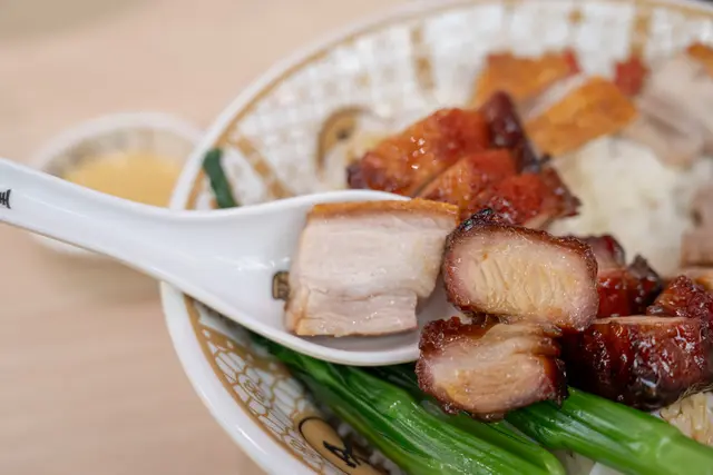 初戀叉燒  +  燒腩仔飯