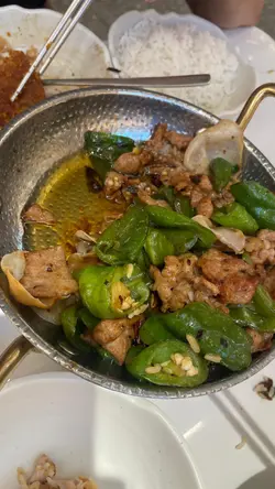 第二碟，D青椒淋哂，加左豆豉，勁多油