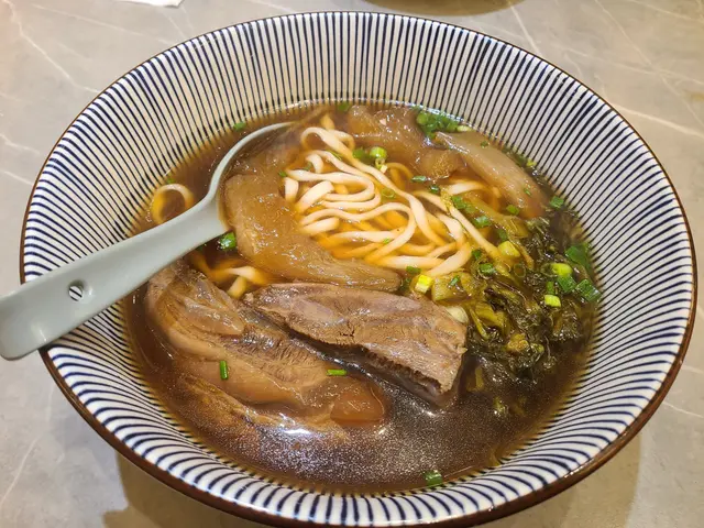 初遇紅燒半筋半肉手工麵