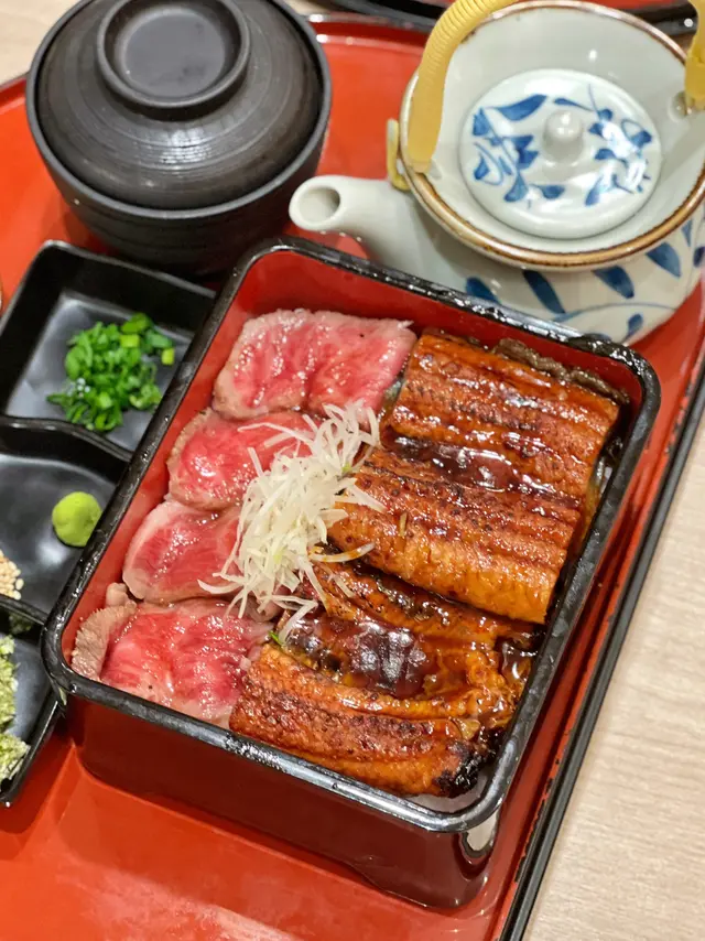 輕燒宮崎和牛鰻魚三吃