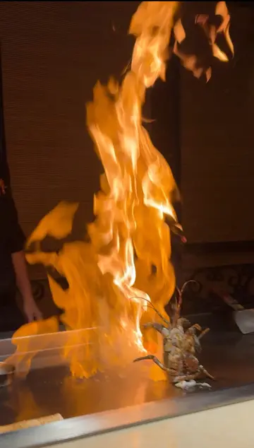 铁板烧原只龙虾