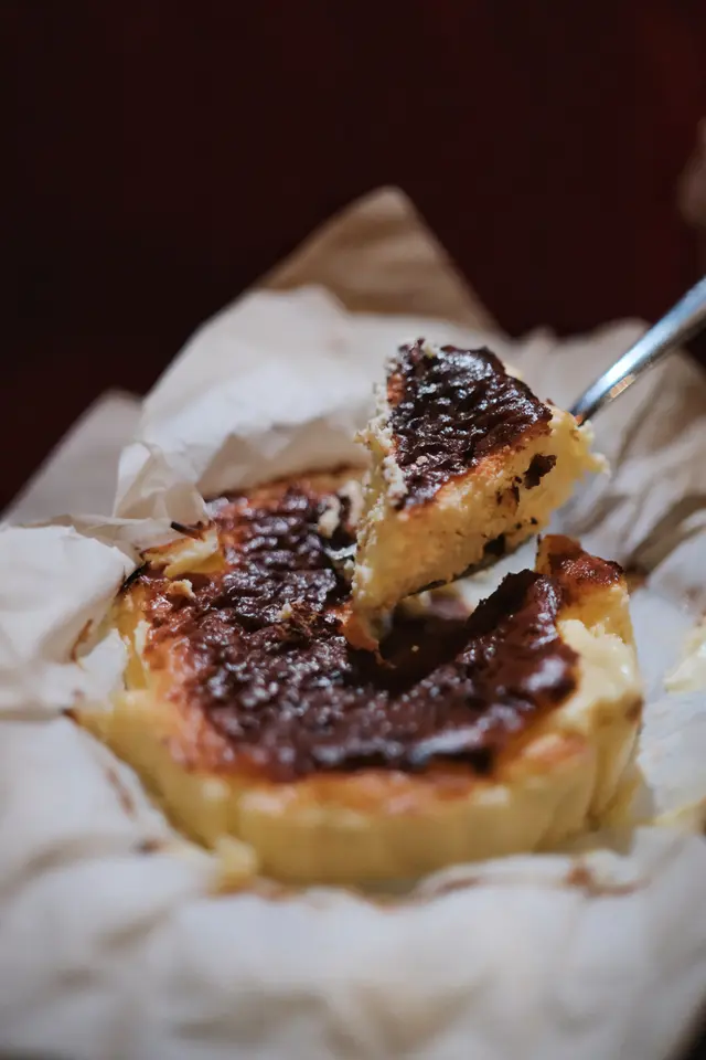 Homemade Basque Cheesecake