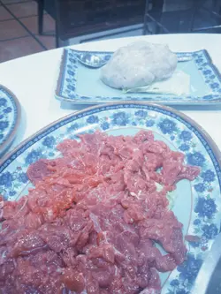 滑牛肉、蝦滑