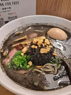 Black Squid Ink & Pork Bone Ramen